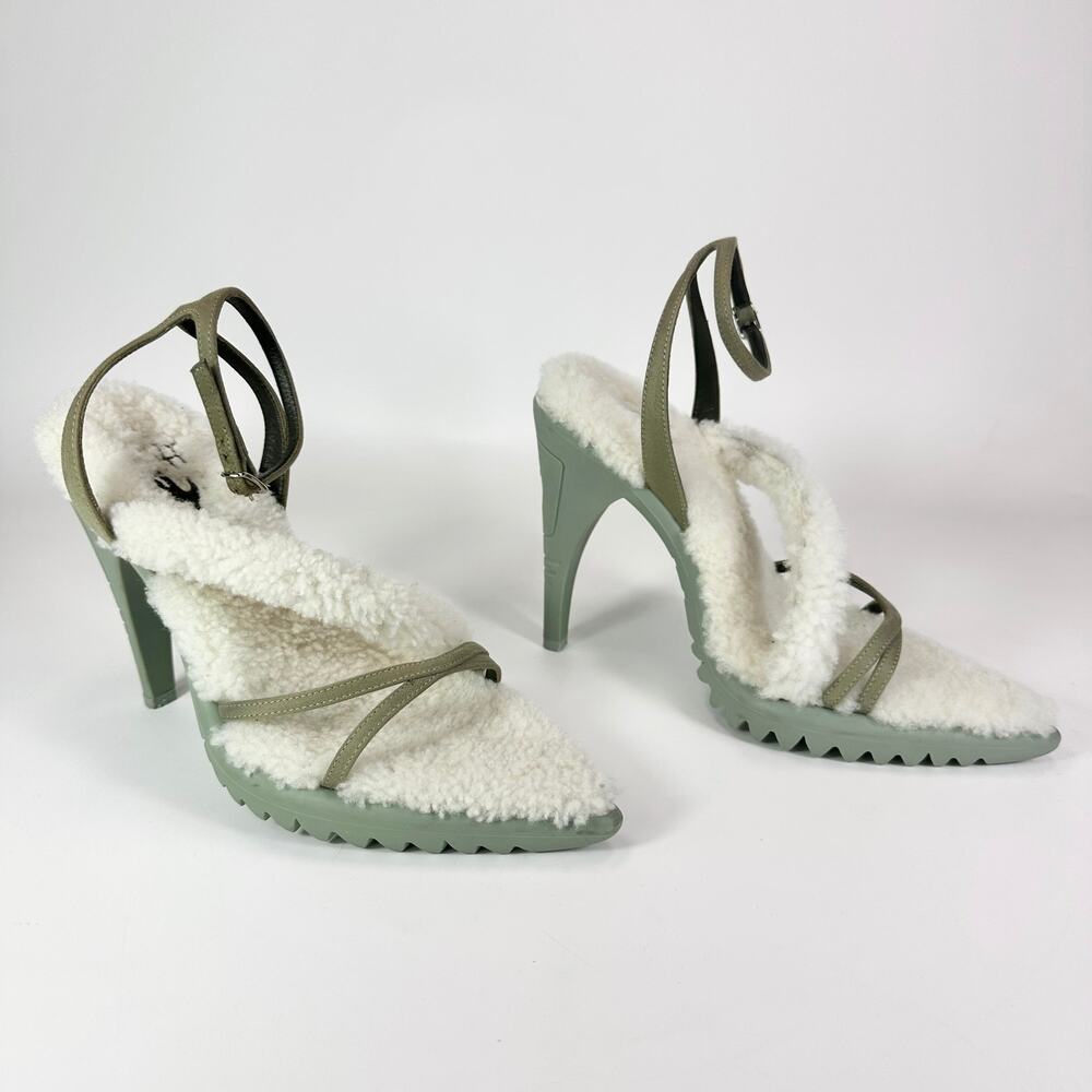 Off-White Allen Shearling Heel - Women’s 6 - Picture 3 of 8